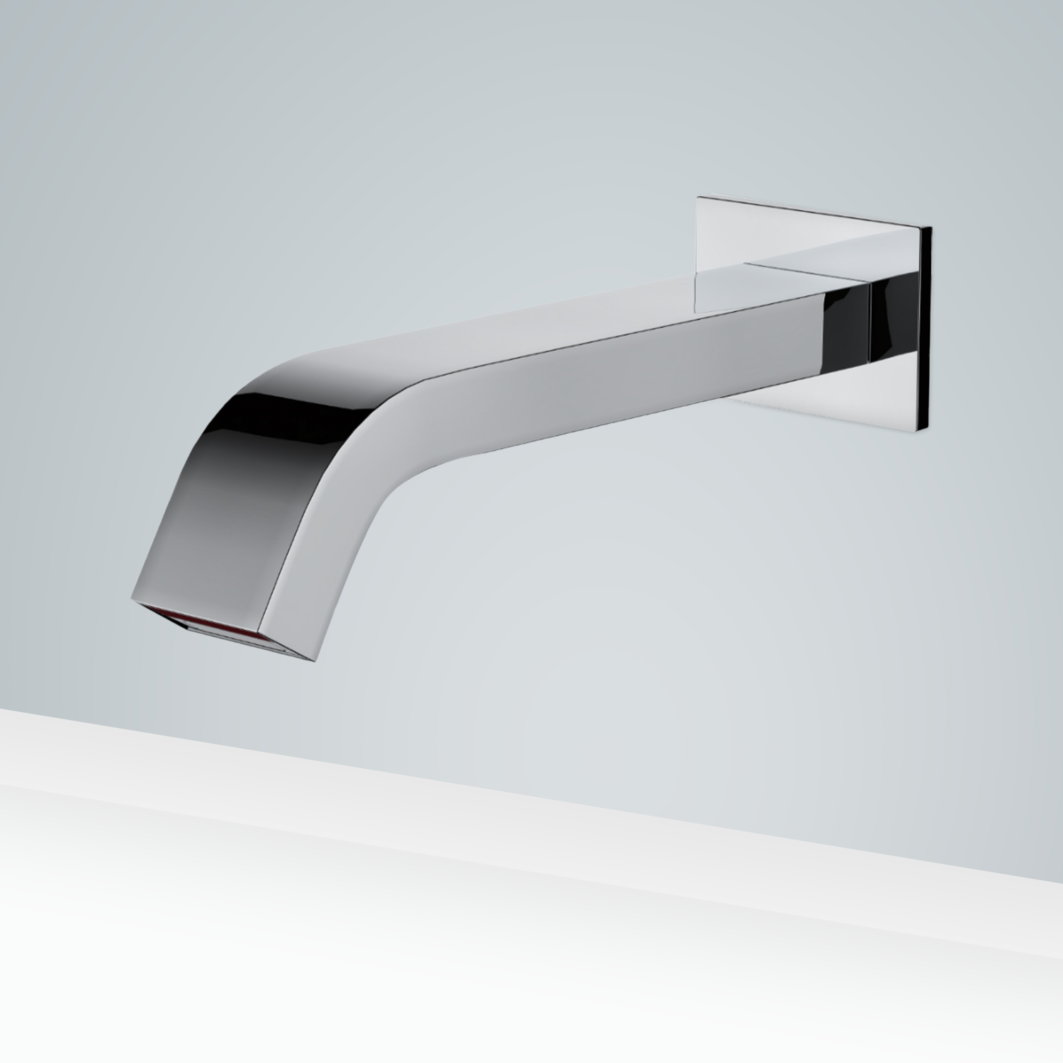 Fontana Denver Wall Mounted Square Commercial Design Sensor Bathroom Sink Faucet